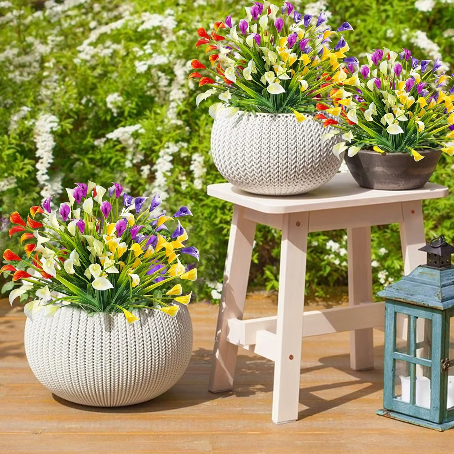 Bouquet de Fausses Fleurs Artificielles