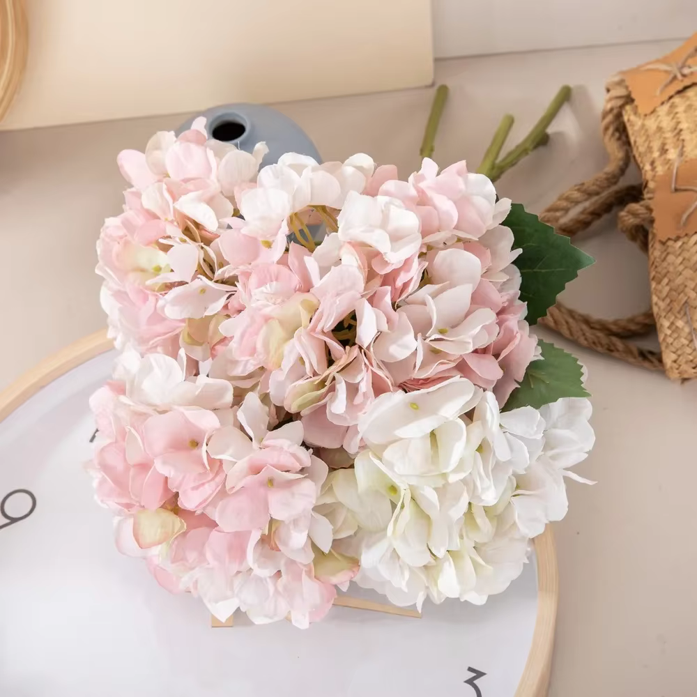 Mini fleur artificielle d'hortensia 37cm