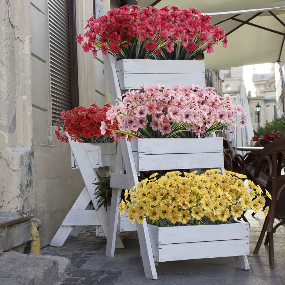Fleurs artificielles d'extérieur
