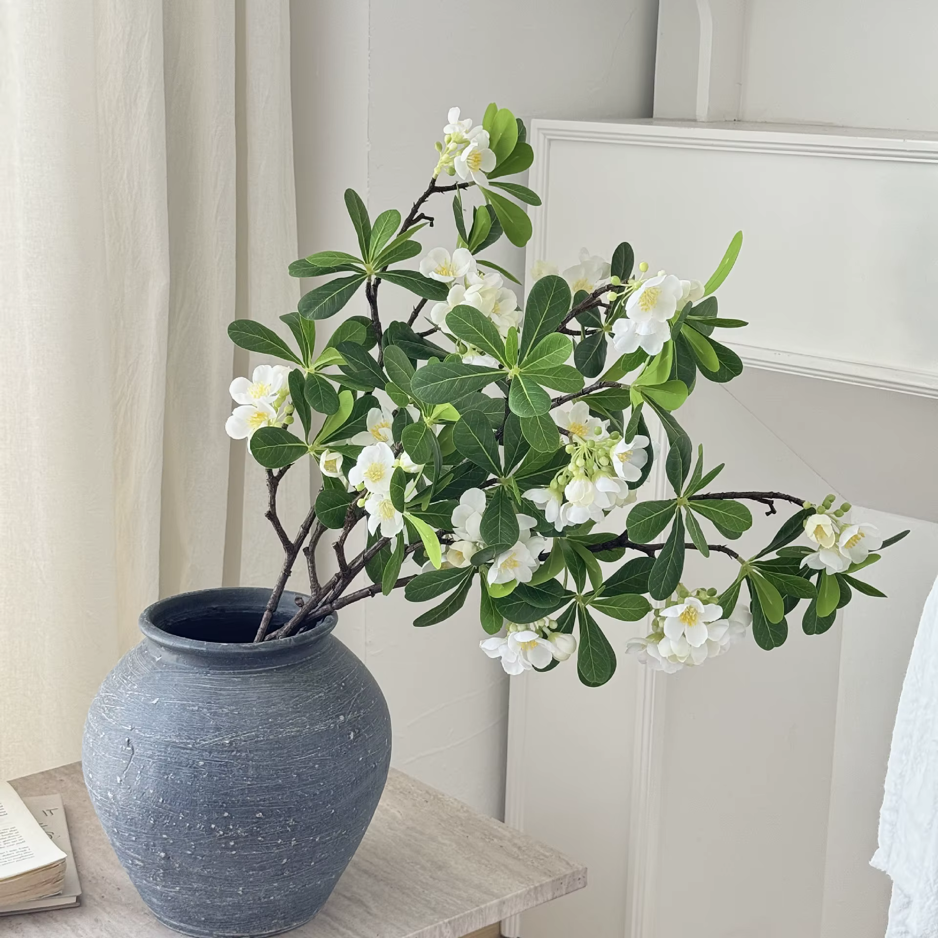 Feuille de Pittosporum artificielle de 33 pouces