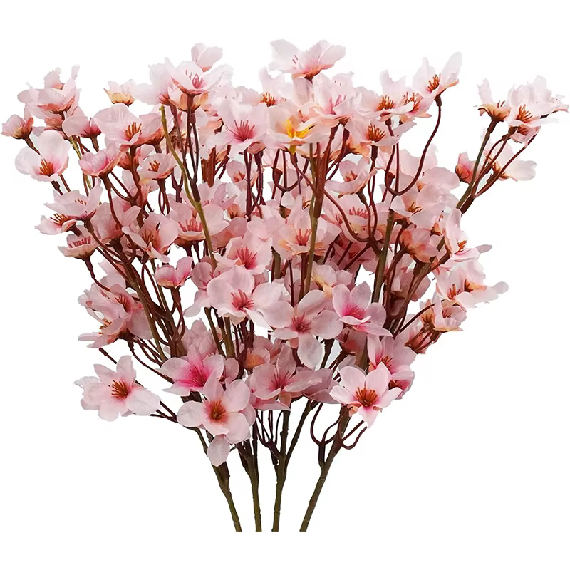 Fleur de cerisier artificielle rose 40cm
