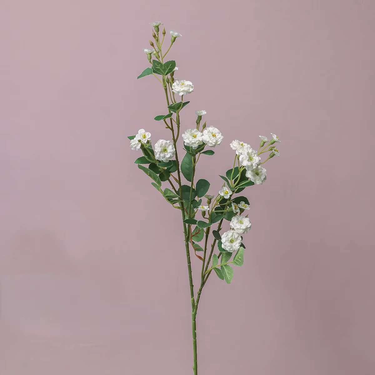 Longue branche petite rose simulation fleur