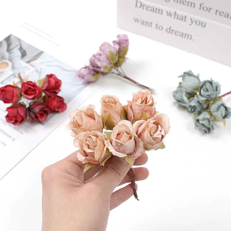 Mini fleurs artificielles