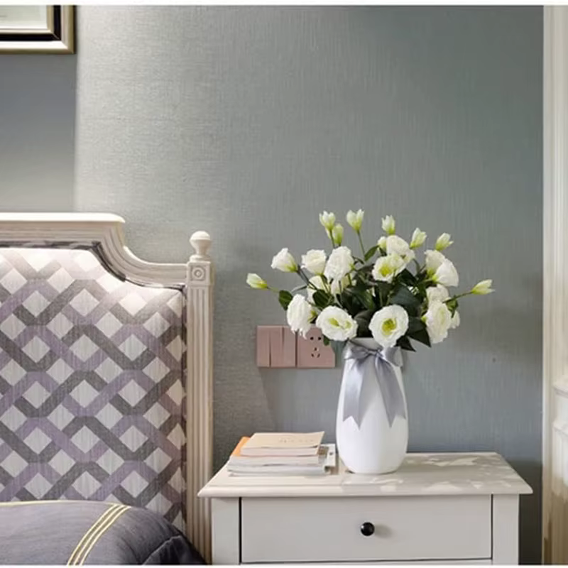 Bouquet de fleurs Eustoma artificielles en soie