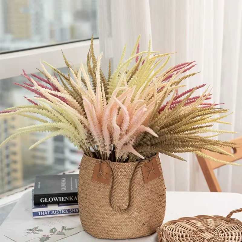 Fausses fleurs de sauge en plastique