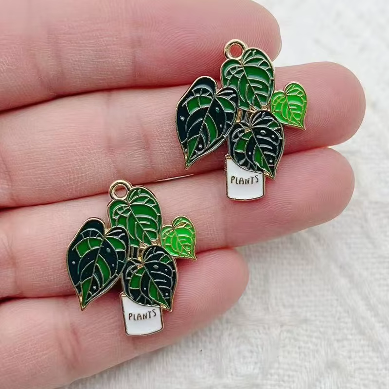 10 pièces de feuilles de bananier succulentes vertes en pot