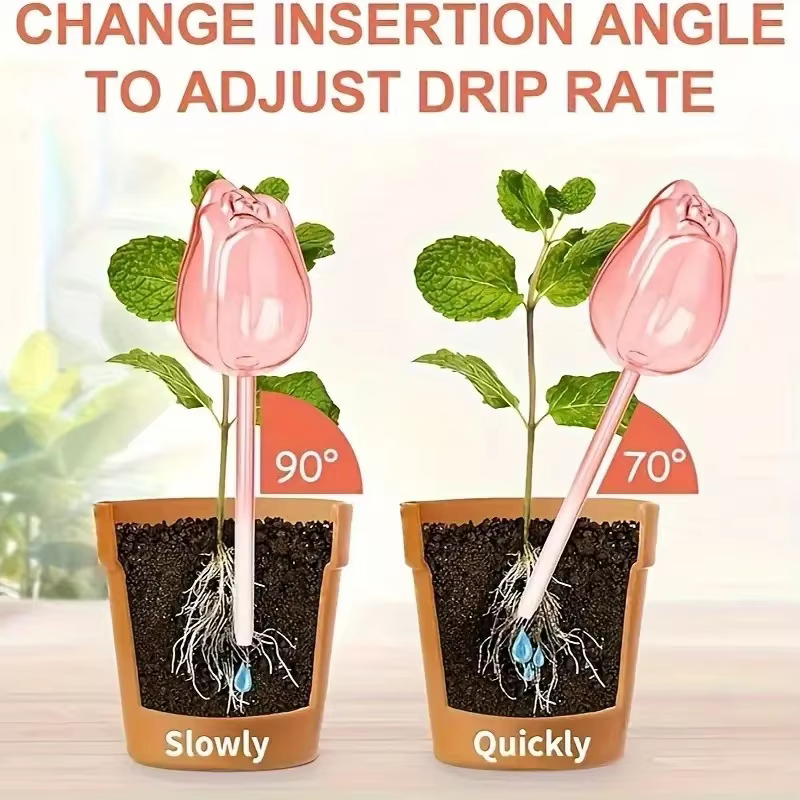 Globes d'arrosage tulipes pour plantes – Système