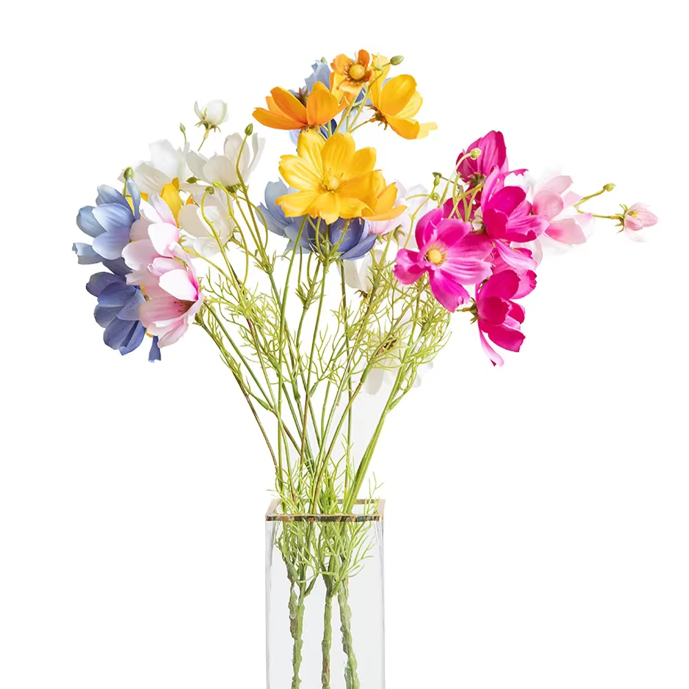 Branche de fleurs artificielles Cosmos Gesang