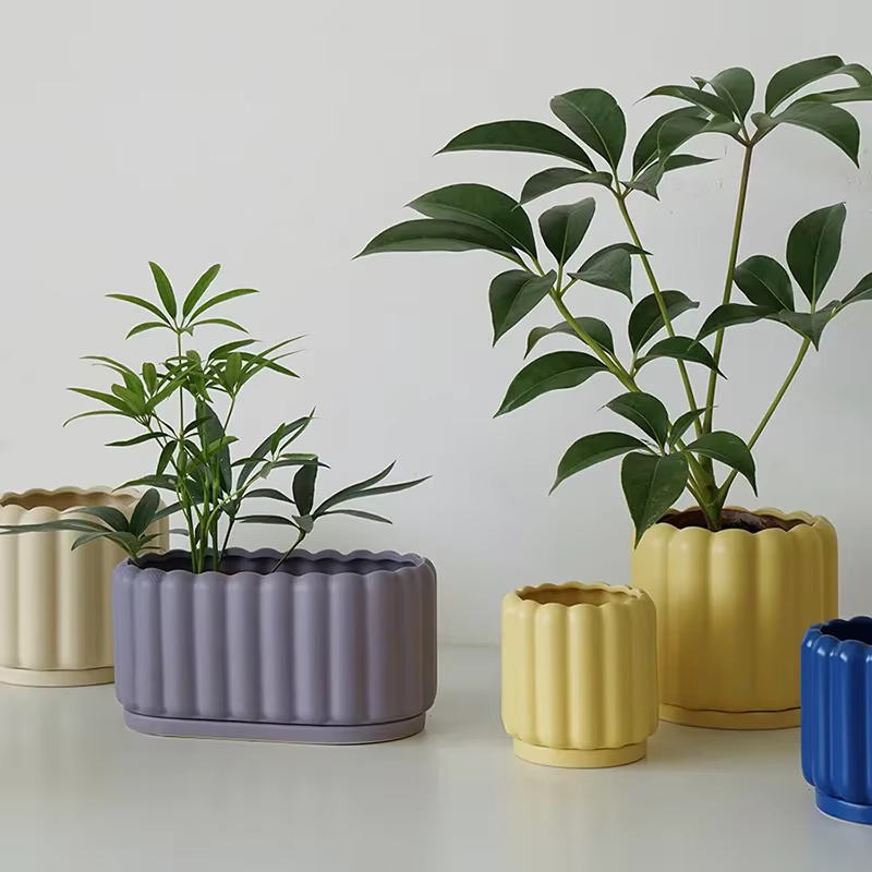 Moule en silicone en argile pour pot de fleurs