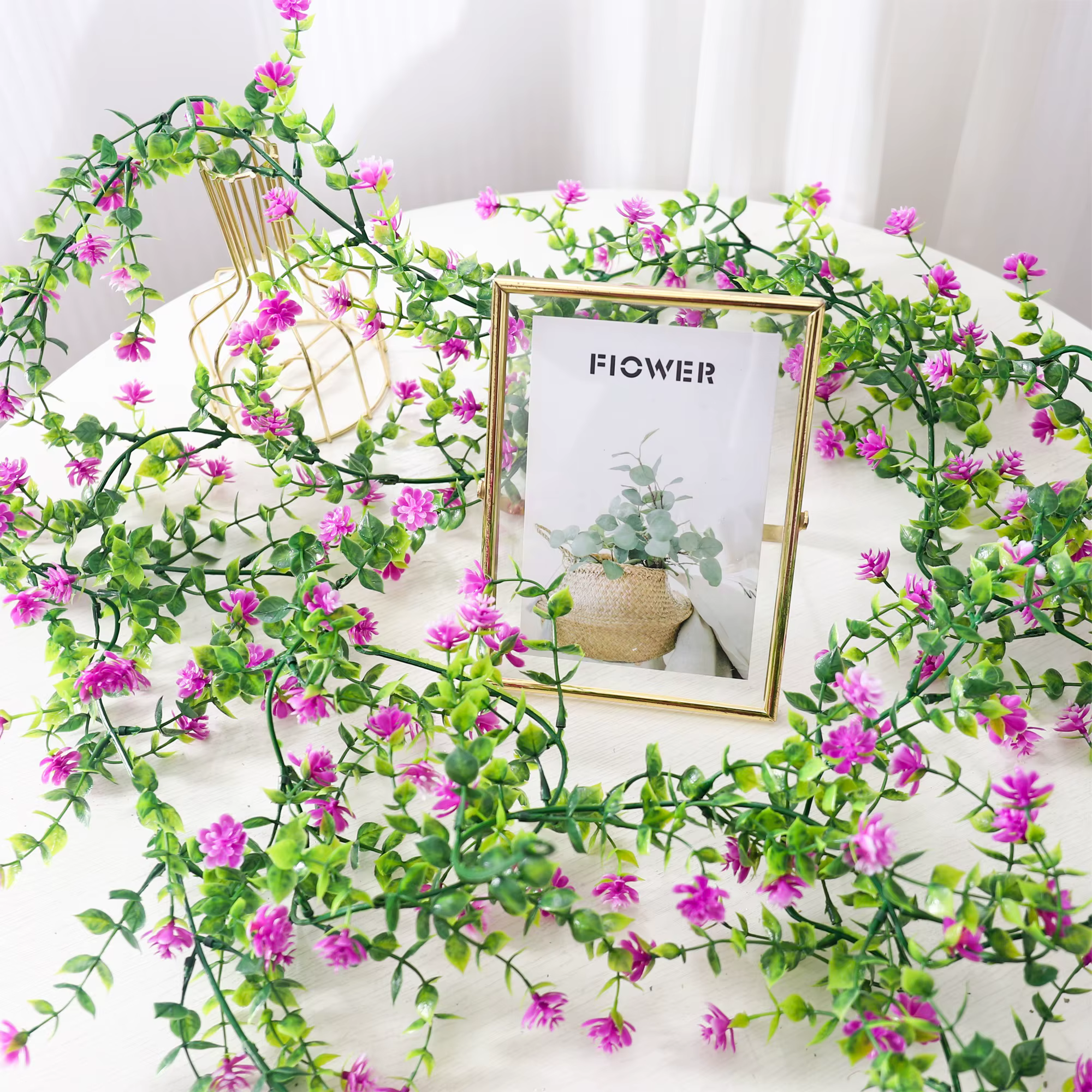 Fleur artificielle d'eucalyptus pour bébé