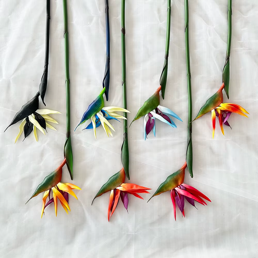 Fleur artificielle en PU au toucher réel