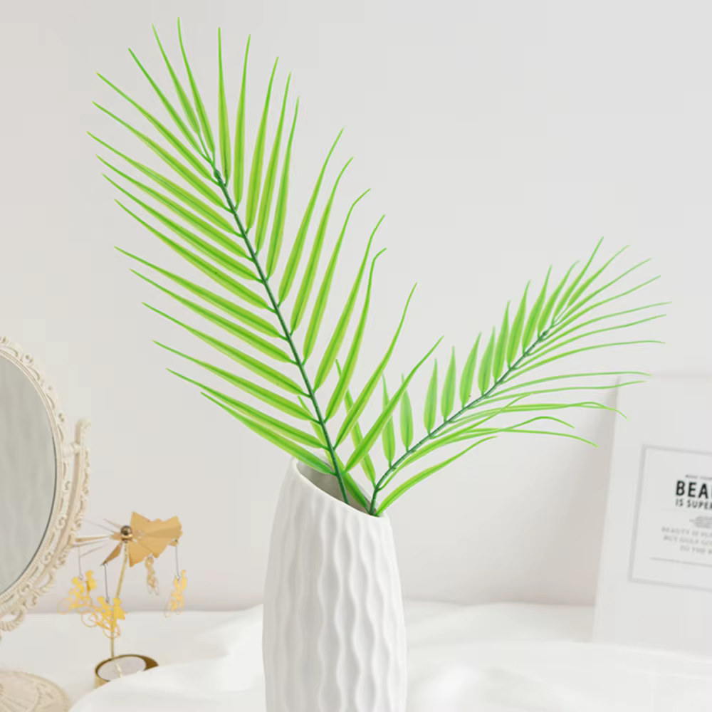 Plantes artificielles feuilles de palmier maison chambre extérieure jardin décoration accessoires photographie prop festival fournitures de mariage