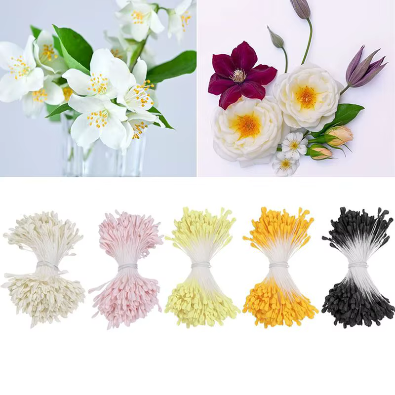 Étamine de fleur artificielle multicolore