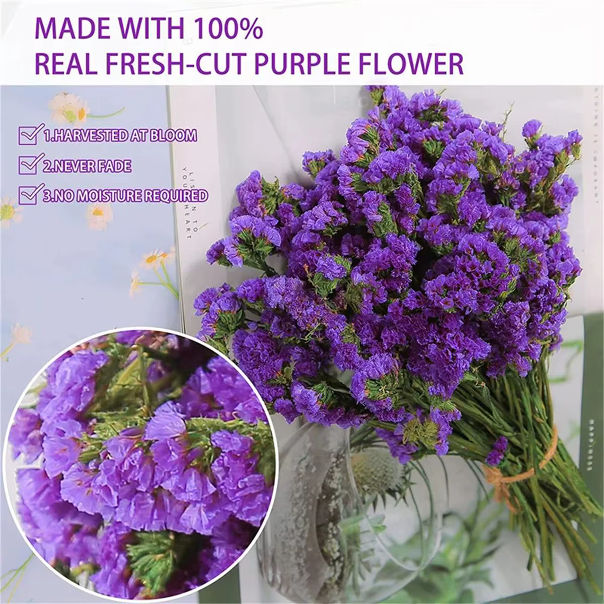 Bouquet de fleurs naturelles