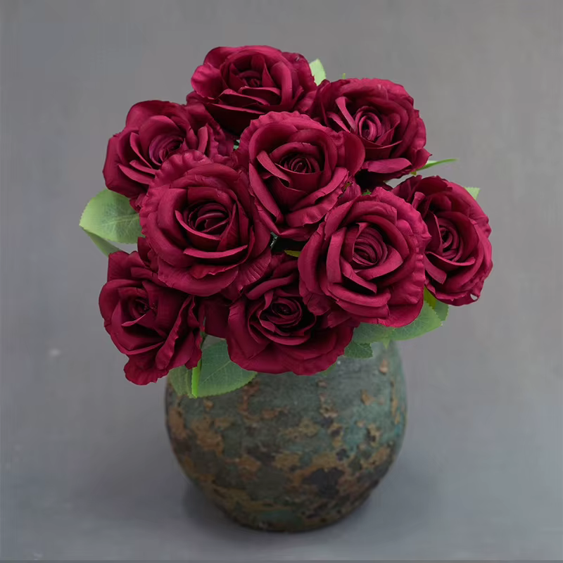 Bouquets de Roses de phénix en soie