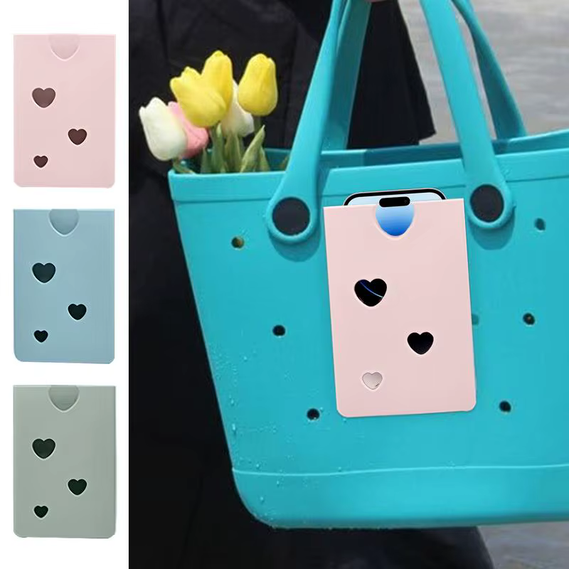 Sac fourre-tout de plage avec support de téléphone, accessoires de sac, plage, piscine, week-end, escapade
