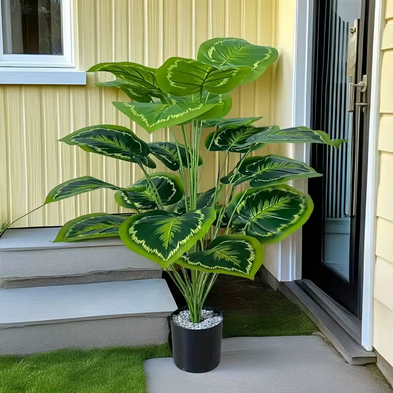 Plantes artificielles géantes à 24 feuilles