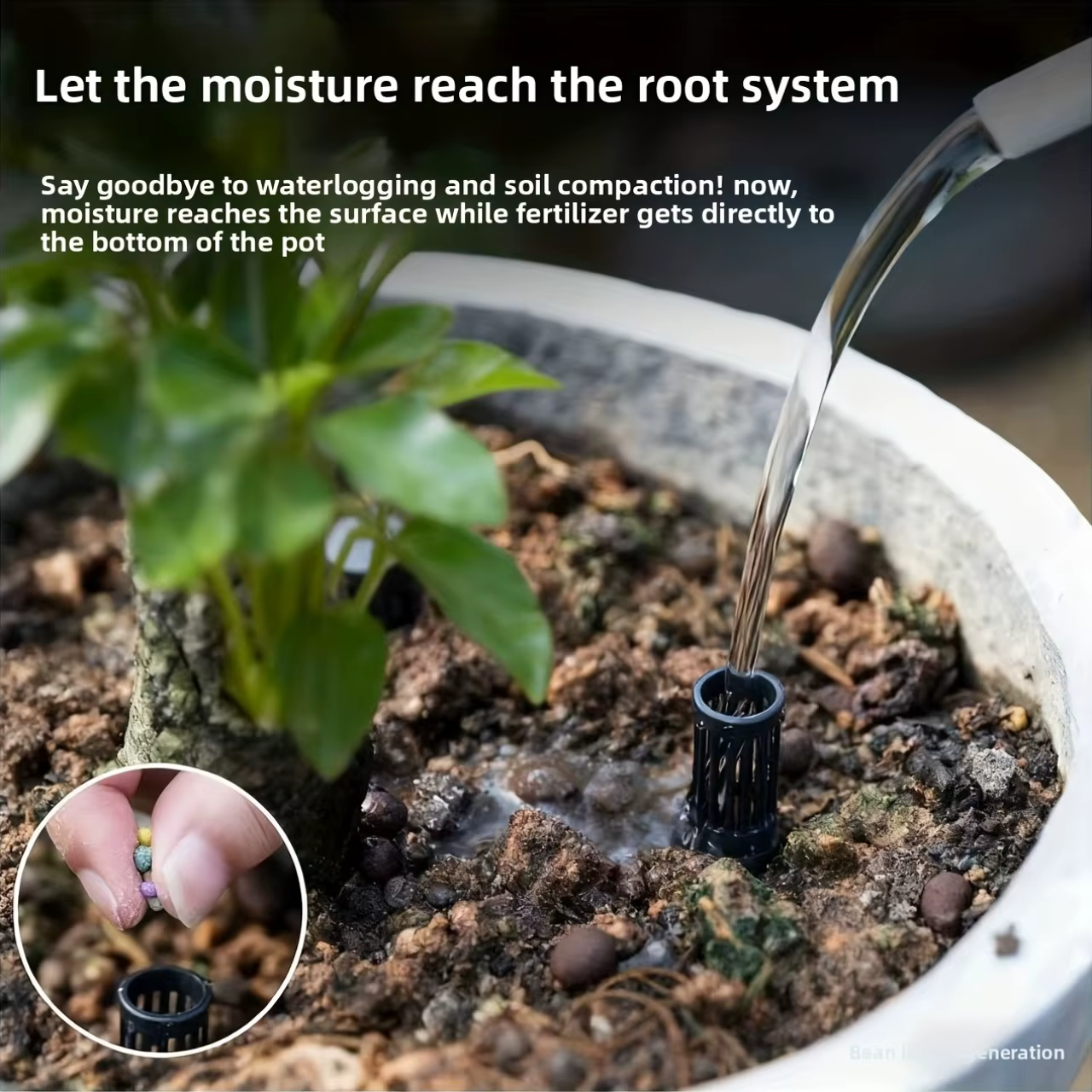 Tubes d'aération pour plantes en pot
