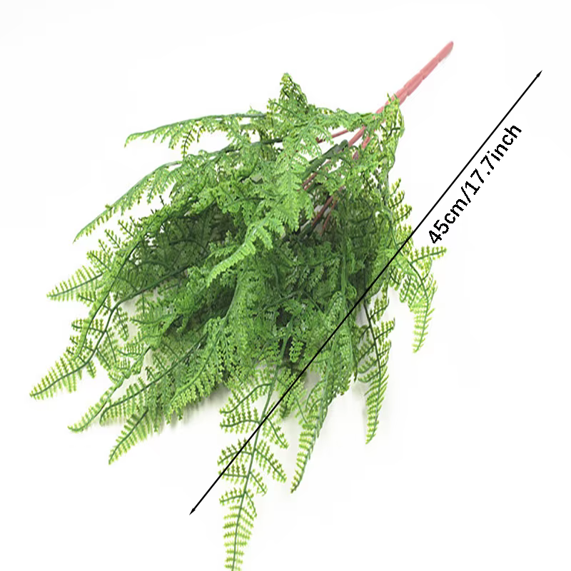 Simulation Gomme Tendre Herbe Persane Plantes Vertes Artificielles Feuille DIY Arrangement De Fleurs Maison Hôtel Décor Mariage Accessoires de Photographie