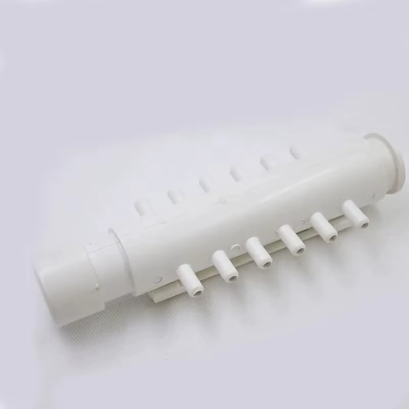 Accessoires de baignoire en plastique, distributeur d'air à 12 trous, raccordement collecteur d'air PVC 8 mm, interface de tuyau 32 mm