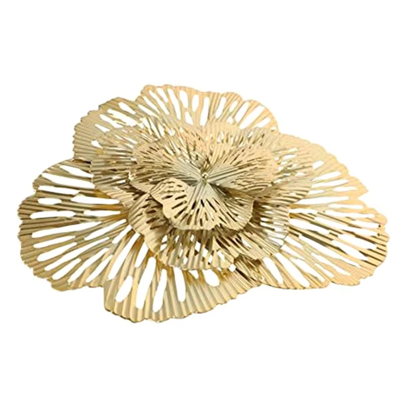 Y51A-fer forgé porche décoration florale décorations murales décor pour la maison fer mur fleur