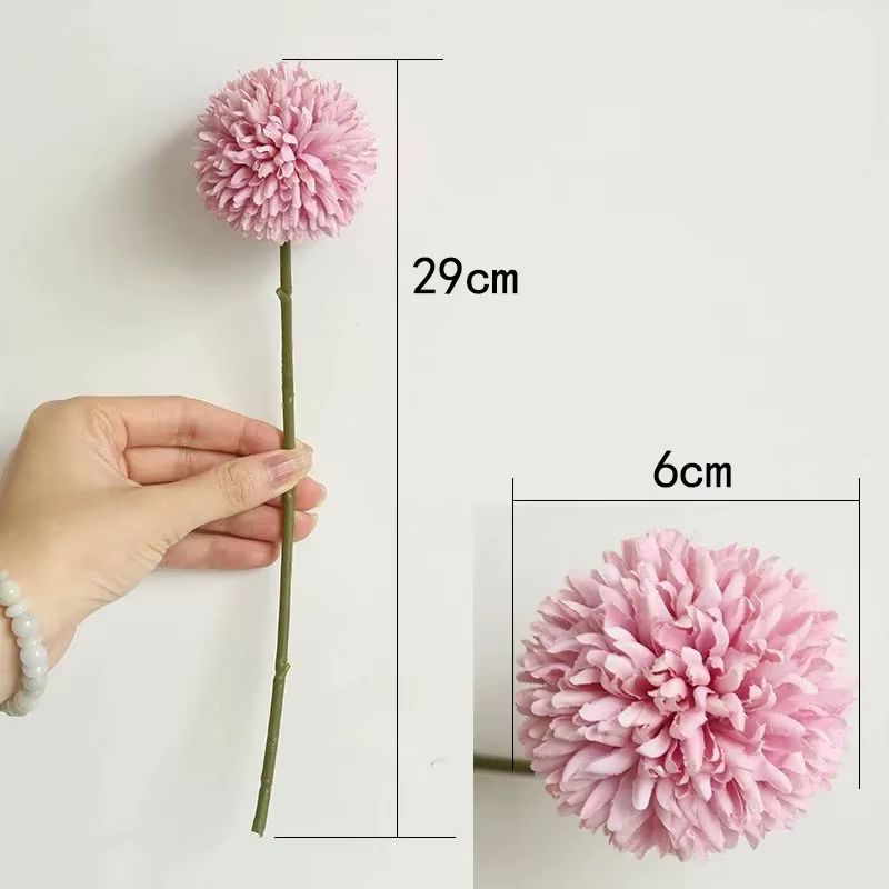 Bouquet de fleurs d'hortensia artificielles