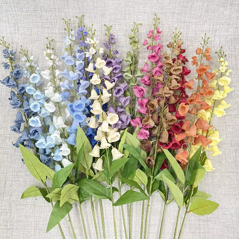 Fleurs d'orchidées en soie de luxe pour l'automne