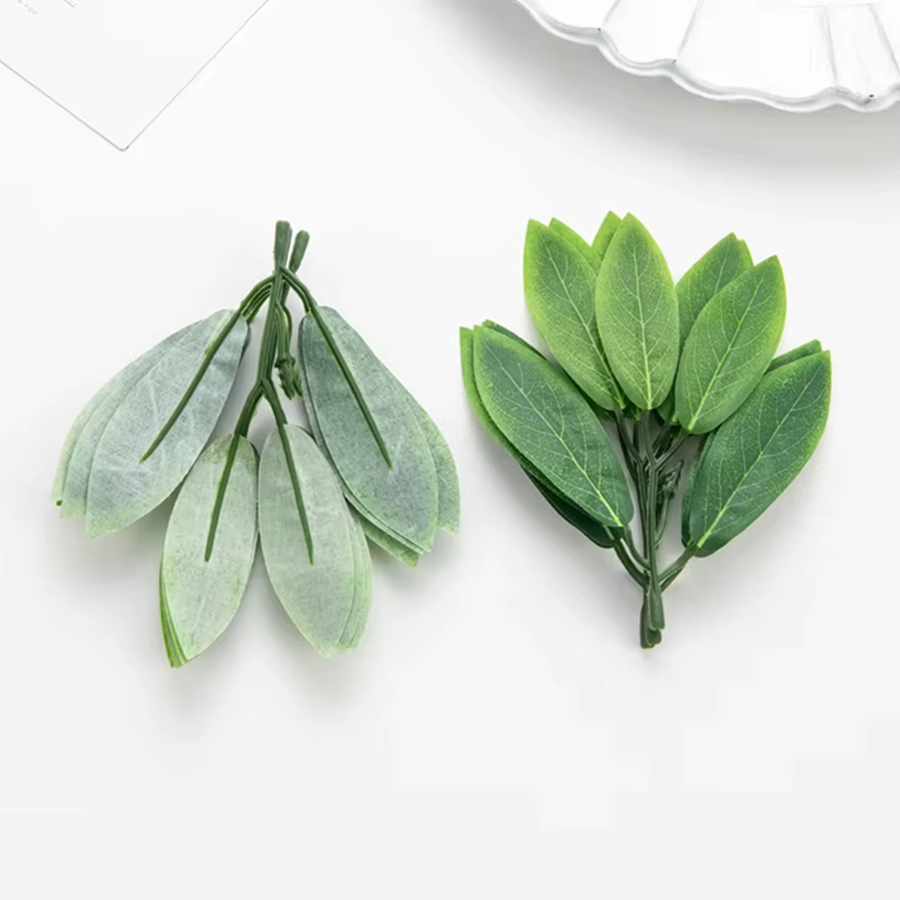 Fleurs artificielles fausses plantes soie feuille d'olandre couronne de mariage bricolage matériel saint valentin maison chambre extérieure cour jardin décoration