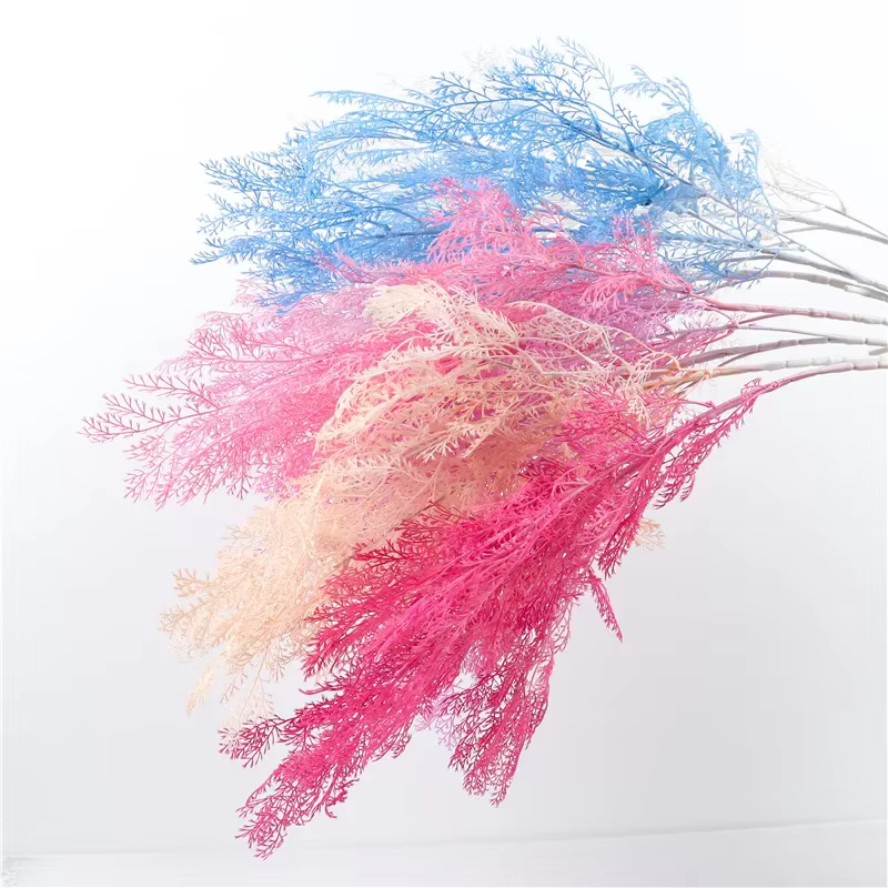 Fleurs artificielles en plastique pour décoration de fond