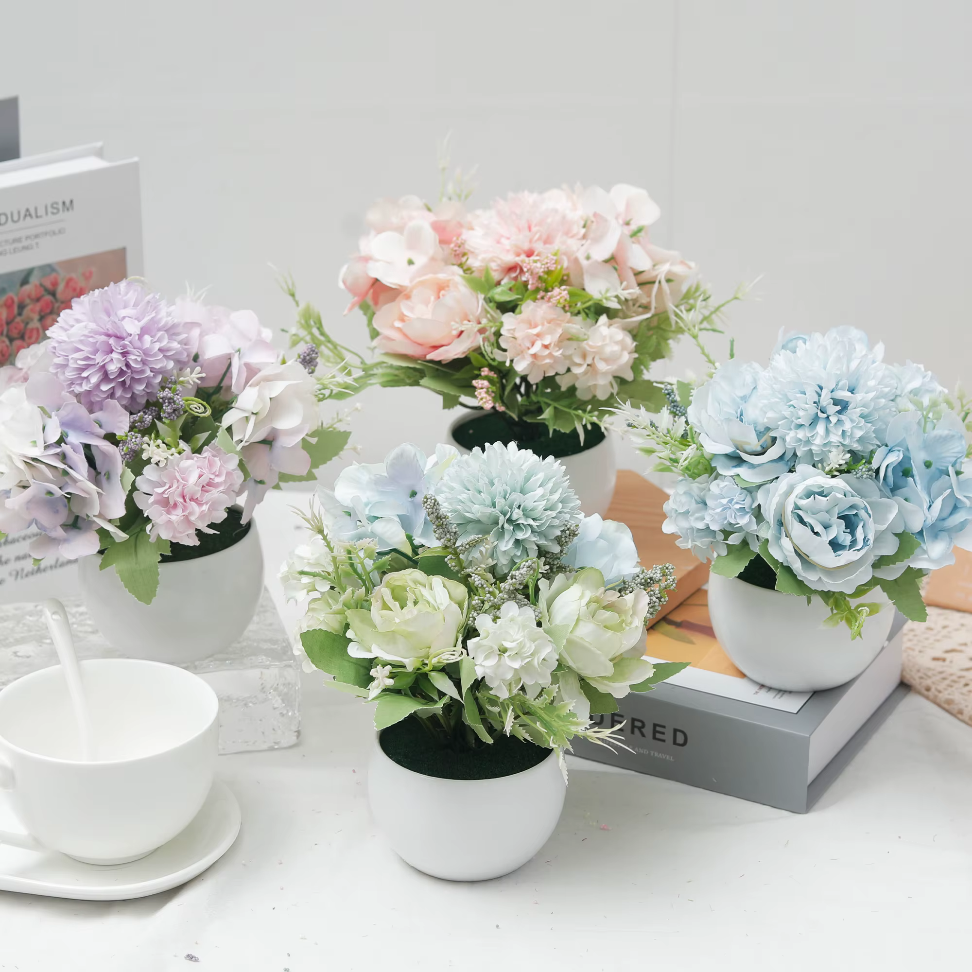 Plante d'hortensia en pot