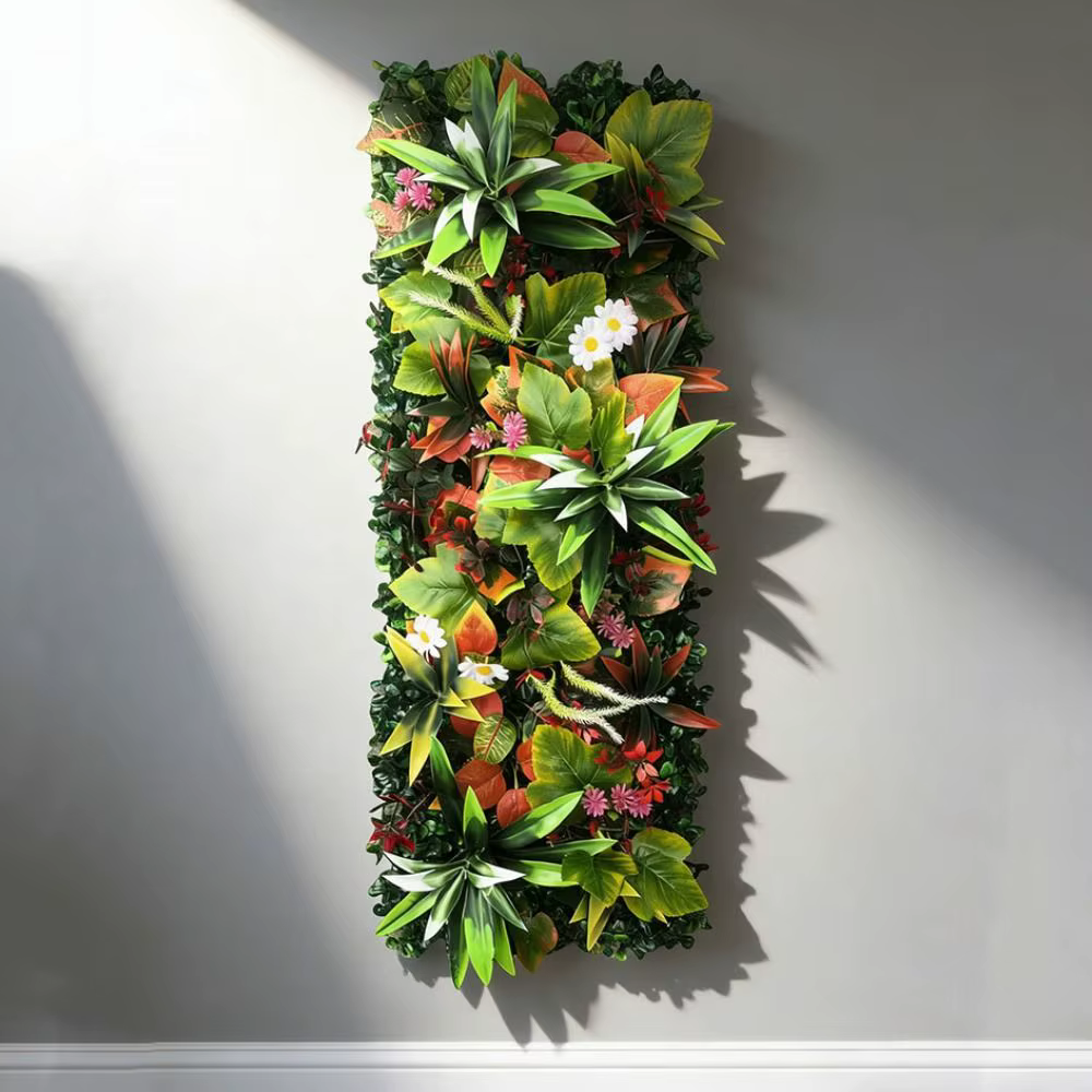 Panneau mural végétal artificiel DIY