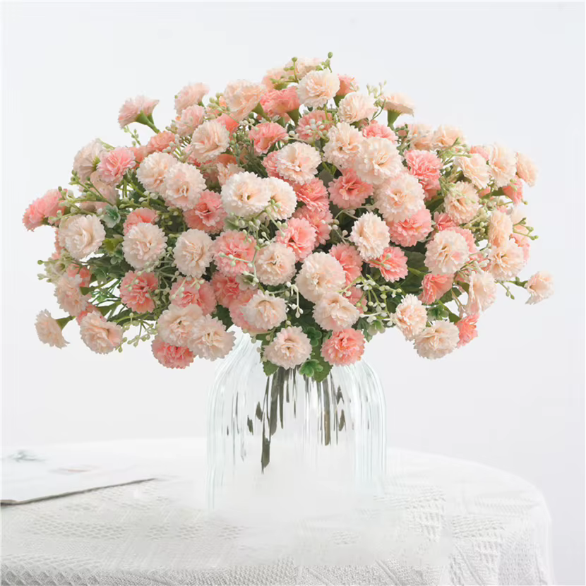 Soie fleur artificielle hortensia lilas maison mariage bouquet de mariée bricolage cadeau arc festival noël Table Center jardin guirlandes