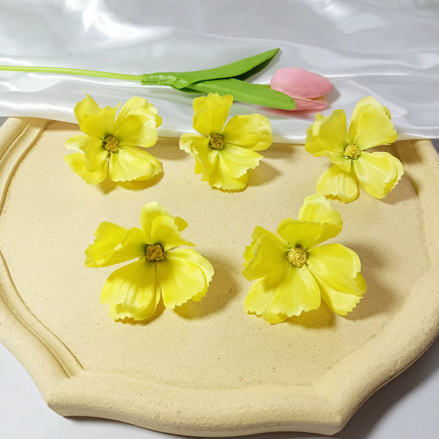 10 pièces Gesang fleurs artificielles Cosmos fleur maison salon décor ornements