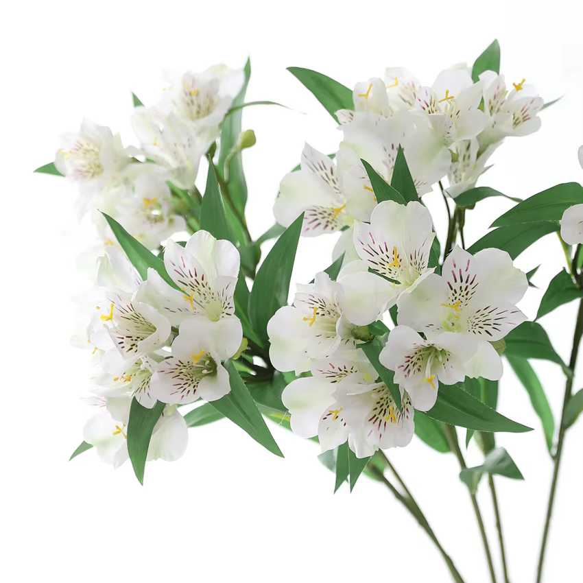 1 pièces 78 cm haute qualité artificielle péruvienne lys Alstroemeria fleurs en soie mariage décor à la maison cadeau F1407