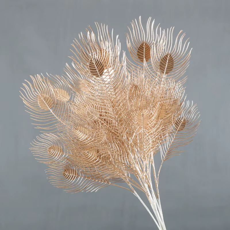 Plantes Dorées Artificielles Cuir oral elu Érable