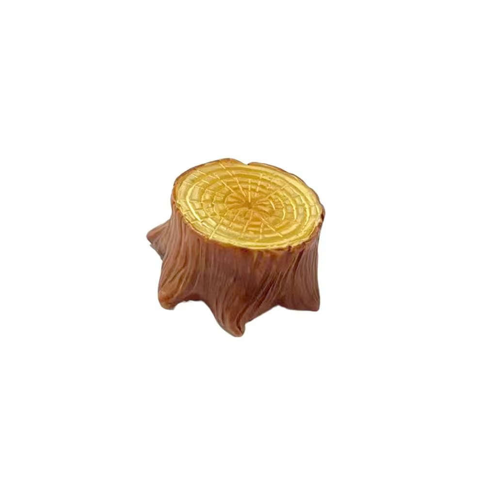 Accessoires en résine, Simulation mignonne de souche d'arbre