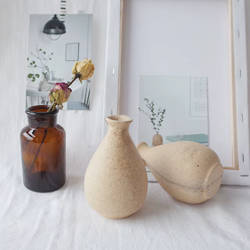 Vases en bois, vase pour arrangement floral