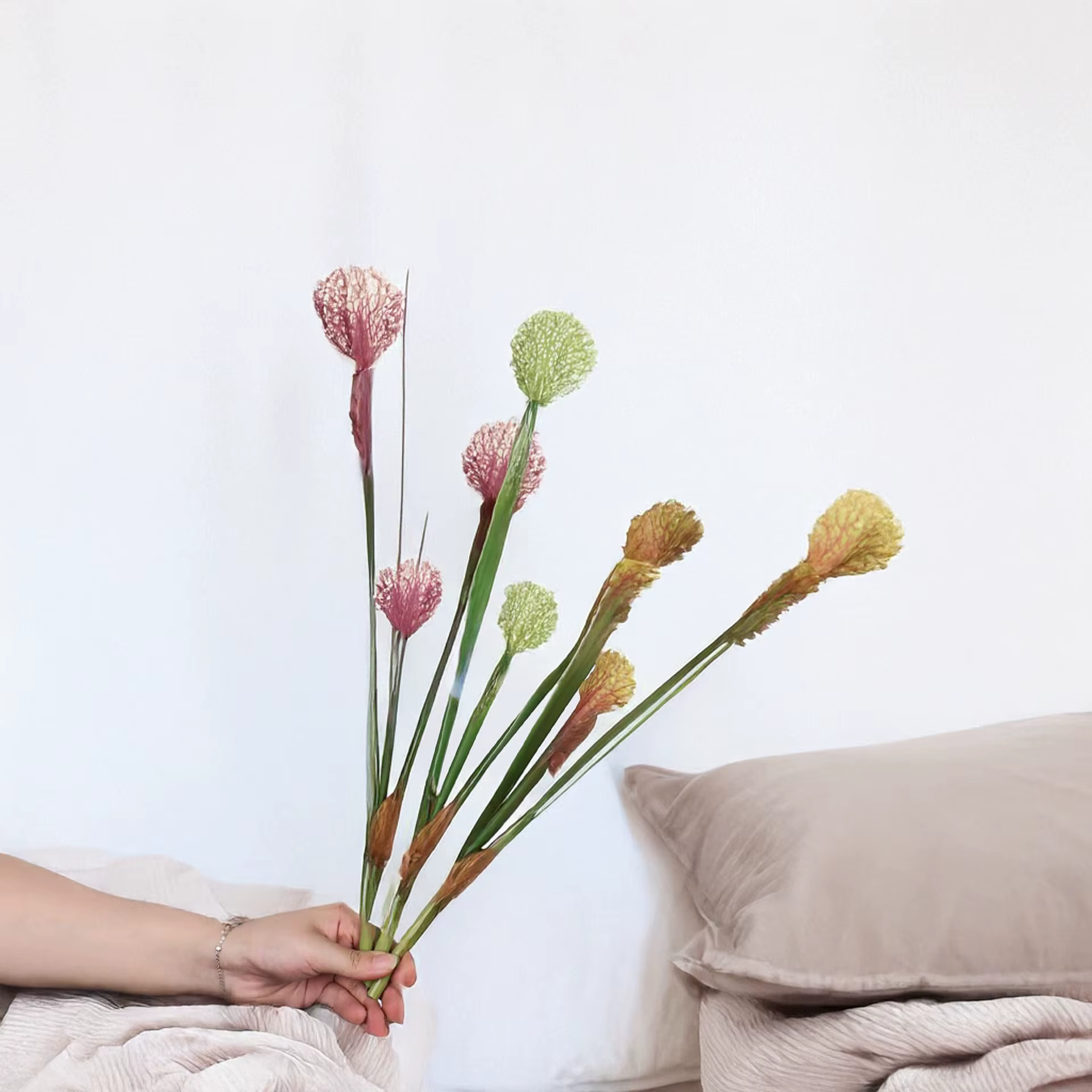 Brosse à bouteille artificielle de 17 pouces