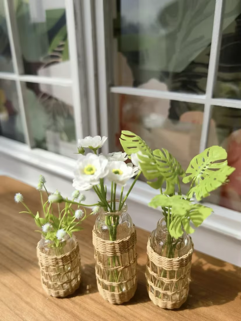 Simulation de fleurs miniatures