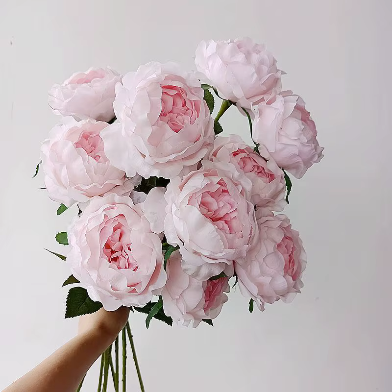 Fleurs de pivoines artificielles nouvelle collection hydratant toucher réel décoration de maison salon fête de mariage