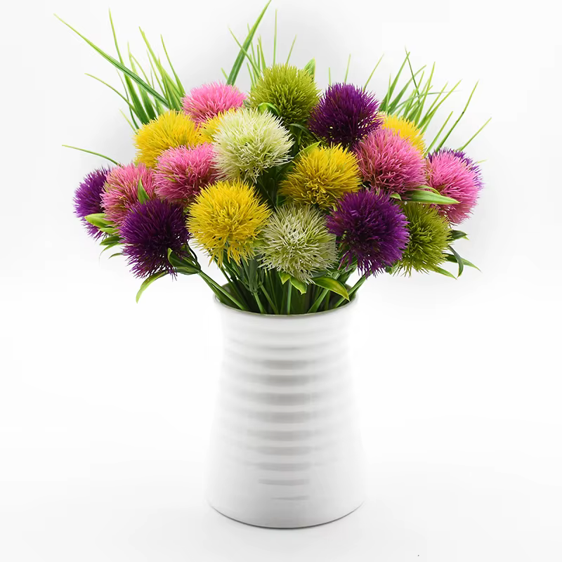 Plantes artificielles en plastique pissenlit