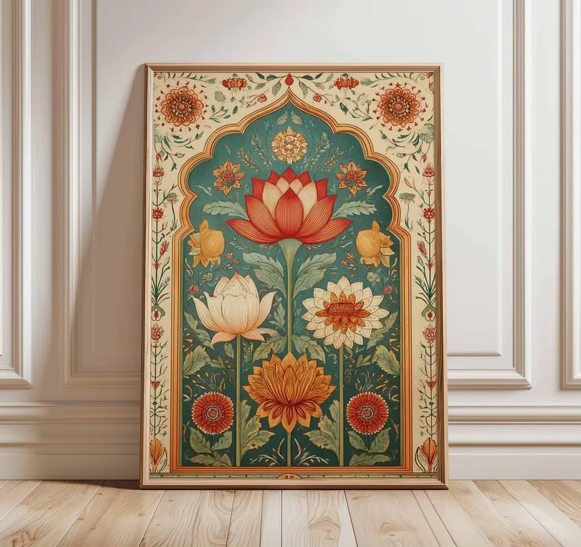 Affiche murale fleur de lotus