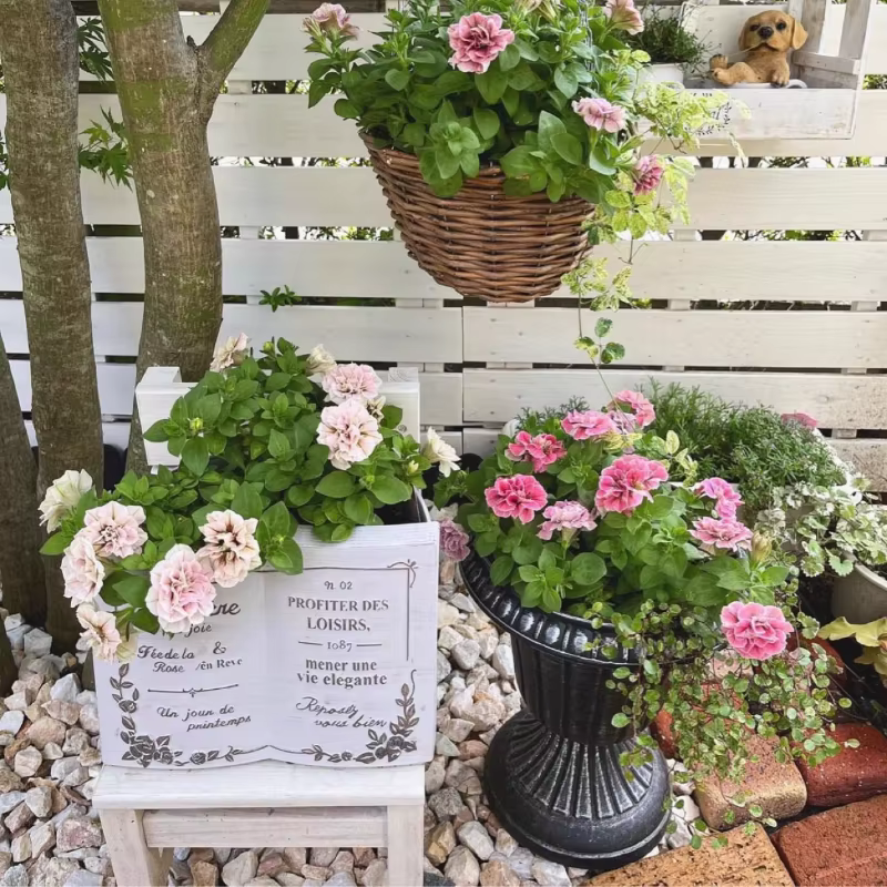 Ins-Pot de fleur en résine en forme de livre anglais