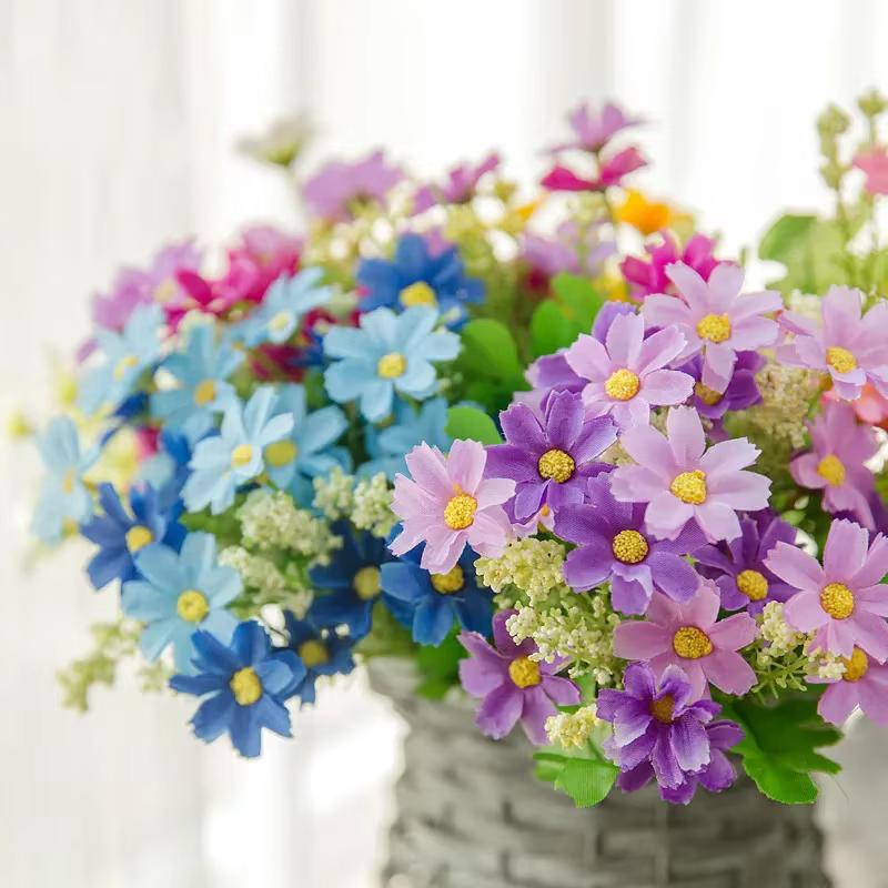 Bouquet de fleurs artificielles Gerbera marguerite