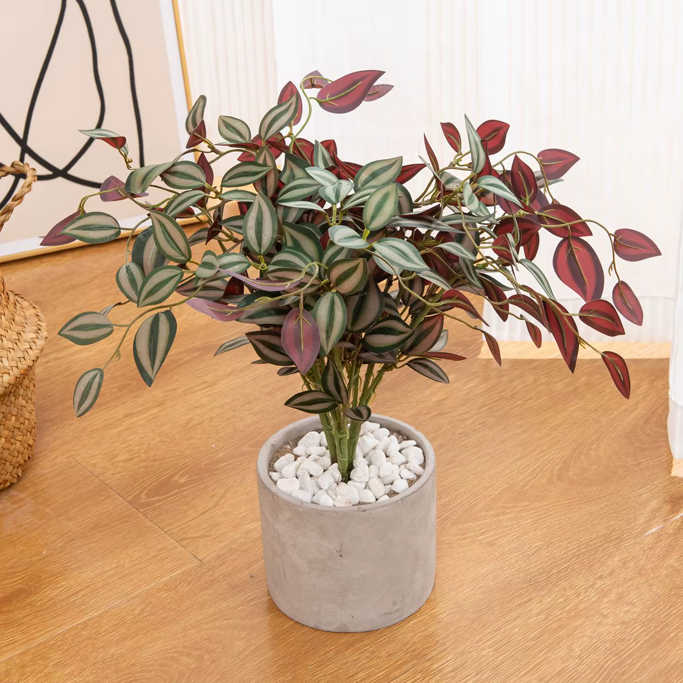 Plante Bonsaï Artificielle Verte pour Décoration Intérieure (Coin de Maison