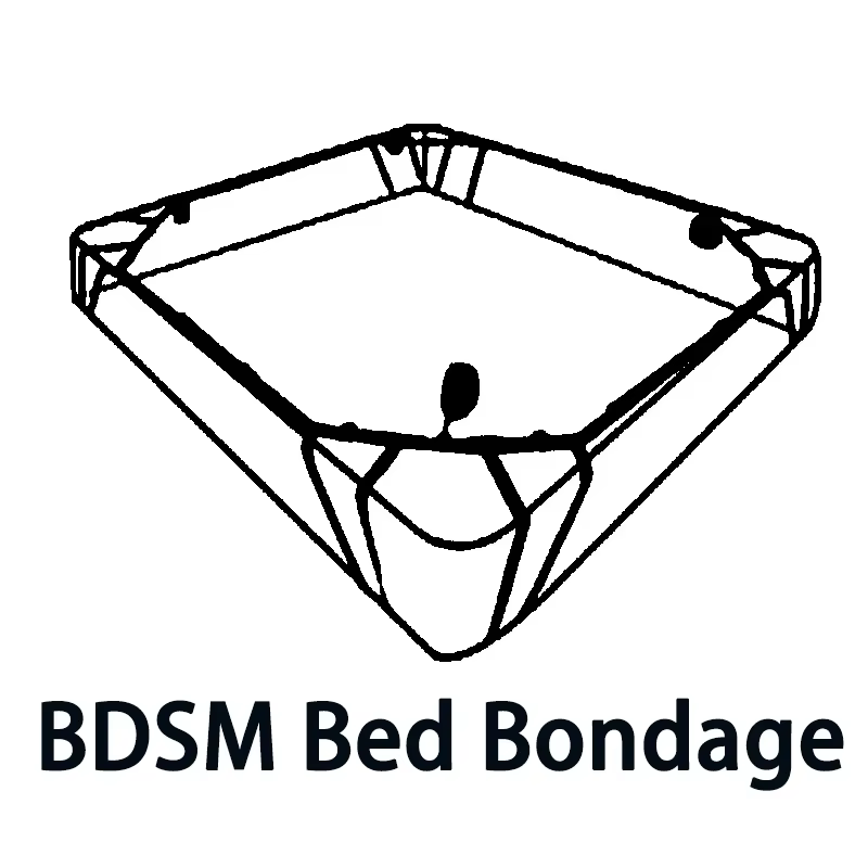Sangles de lit à quatre coins BDSM, accessoires de bondage de lit, jouets sexuels, menottes, contraintes, poignets, fétiche, couples adultes, 7.0