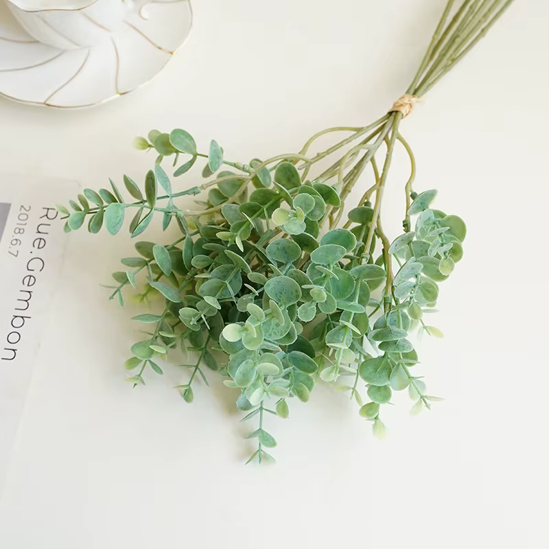 Feuille d'argent artificielle d'aloès vert