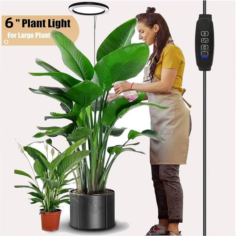 Lumière LED pour plantes à spectre complet de 6 pouces