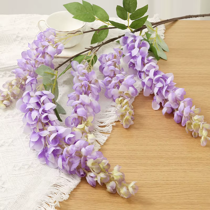 Fleur de haricot artificielle pour mariage