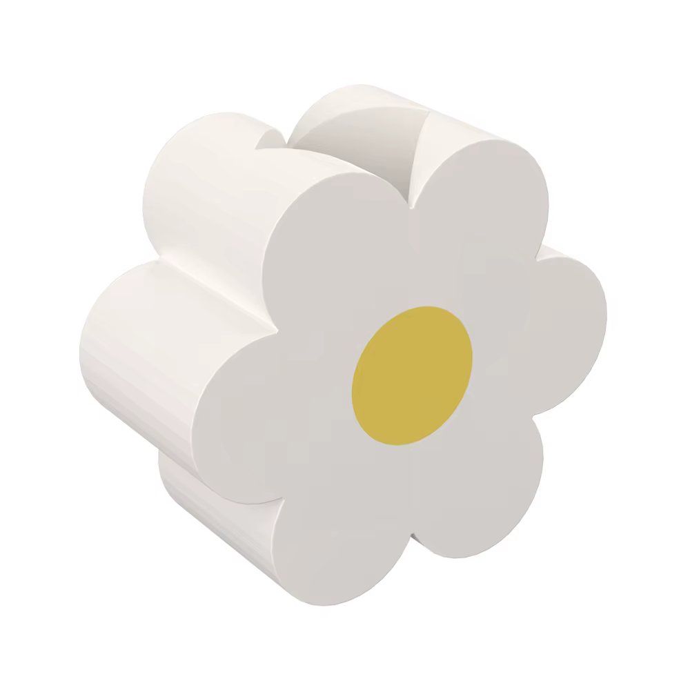 Le petit vase fleuri est durable et n'est pas facile à casser